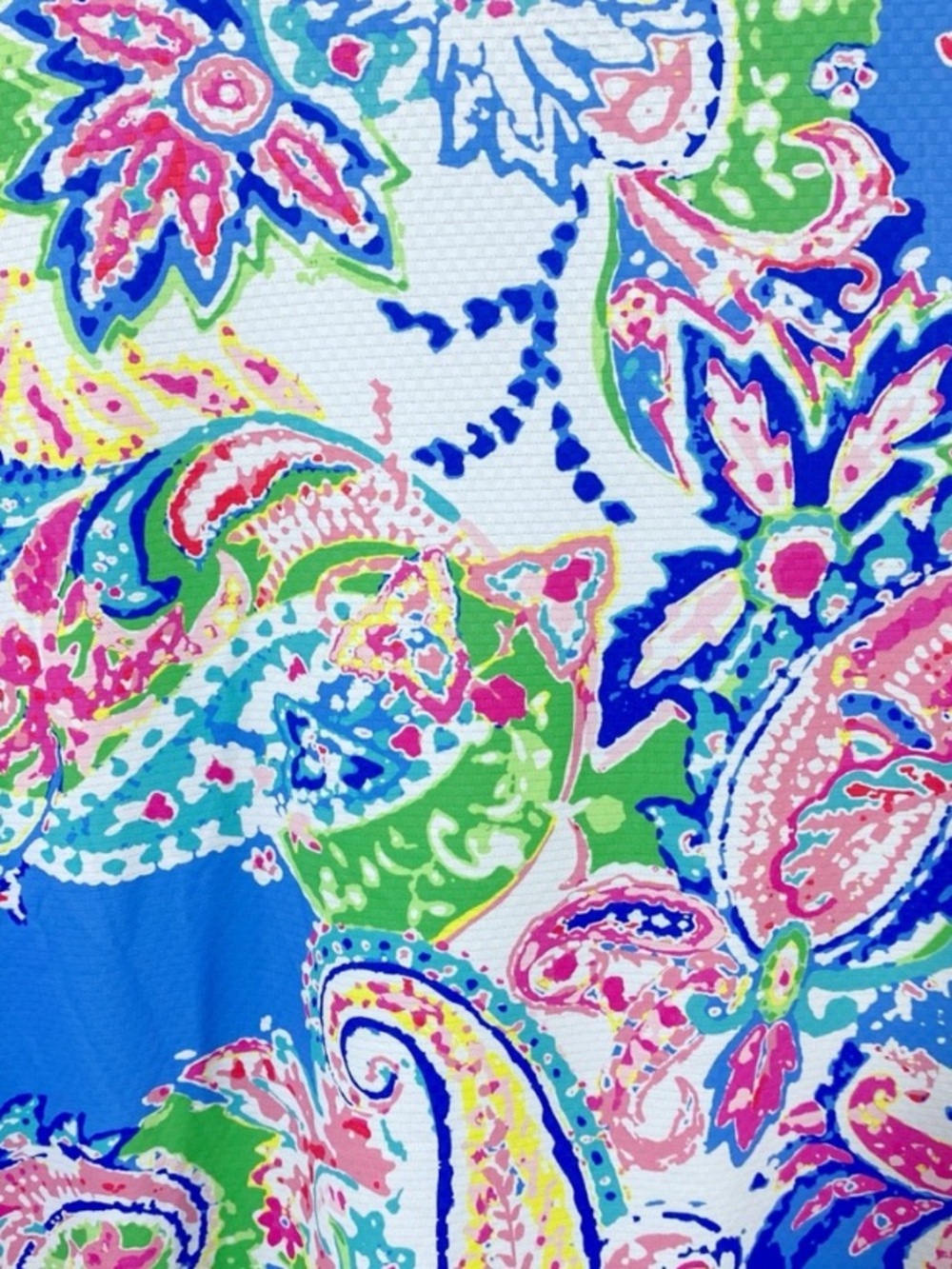 Gottex Athletic Skort Golf Tennis Sz XL Blue Paisley Floral Activewear - Picture 7 of 8
